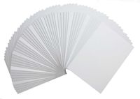 Golden State Art, Pack of 50, 5x7 Picture Mat Matte Backerboards for Framing. Pack Contains 50 Backing Boards