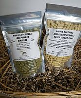 Ground Ginger Root Moringa Leaf and Seed Capsule Value Packs (Ginger Root + Moringa Leaf) - Made Fresh On Demand! - All Natural!