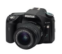 Pentax K200D 10.2MP Digital SLR Camera with Shake Reduction 18-55mm f/3.5-5.6 Lens