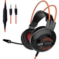 SOMIC G925 Stereo Gaming Headset for PS4, Xbox One, Nintendo Switch, Phone, PC, and Laptop, Noise Canceling Over Ear Headphones with Mic, Lightweight and Soft Earmuffs Headsets with 3.5MM Plug