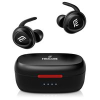 Bluetooth Headphones, FIRACORE 5.0 True Wireless Earbuds Deep Bass HiFi Stereo Sound Bluetooth Earphones 16H Playtime Mini in Ear Headset with Charging Case and Built in Mic for Sports Running