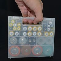 E-outstanding Portable Battery Organizer Case, with Hinged Cover Classification Storage Battery Box Holder - for Store AAA, AA, 9V,C and D Size ect