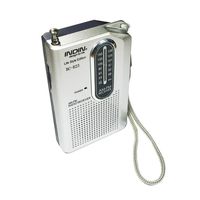 AM FM Battery Operated Portable Pocket Radio - Best Reception and Longest Lasting. Compact Transistor Radios Player Operated by 2 AA Battery, Mono Headphone Socket (9 X 8 X 7 cm, White)