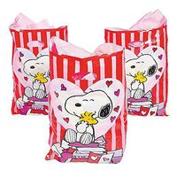 Peanuts Goody Bags, Color - Multi Colored , Size - 12" x 17" - 50 Pcs. Per Set