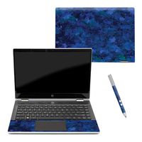Mightyskins Skin Compatible with Hp Pavilion X360 14" (2018) - Blue Ice | Protective, Durable, and Unique Vinyl Decal Wrap Cover | Easy to Apply, Remove, and Change Styles | Made in The USA