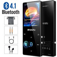 RUIZU Mp3 Player,8GB Mp3 Player with Bluetooth 4.1,Built-in Speaker,HiFi Lossless Sound MP3 Music Player with FM Radio Voice Recorder with Pedometerfor Walking,Support up to 128GB(AUX Cable Incluede)