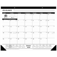 AT-A-GLANCE 2020 Desk Calendar, Desk Pad, 24" x 19", Jumbo, Ruled (SK3000)