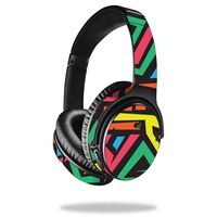 MightySkins Skin Compatible With Bose QuietComfort 35 Headphones - Hyper | Protective, Durable, and Unique Vinyl Decal wrap cover | Easy To Apply, Remove, and Change Styles | Made in the USA