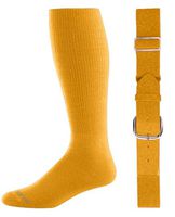 Joe's USA - Baseball Socks & Belt Combo Set (All Sizes & Colors Available) (Gold, Youth (7-9))