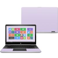 Mightyskins Skin Compatible with Hp Pavilion X360 14" (2017) - Solid Lilac | Protective, Durable, and Unique Vinyl Decal Wrap Cover | Easy to Apply, Remove, and Change Styles | Made in The USA