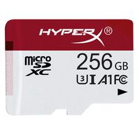 HyperX HXSDC/256GB microSDXC Gaming 100R/80W U3 UHS-I A1 Card Only