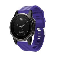 Hmlai Garmin Fenix 5S GPS Watch Band, 2017 Replacement Silicagel Quick Install Band Strap+Disassembly Tool for Garmin Fenix 5S GPS Watch (Purple)