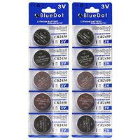 BlueDot Trading CR2450 Lithium Cell Battery, 10 Count
