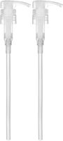 Universal Shampoo/Conditioner Dispenser Pump for 1 Liter (33.8 Ounce) Bottles - Natural (clear) (Pack of 2)