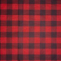 Lumberjack Red & Black Plaid Checkered Tissue Paper Gift Wrapping 20"x30" Sheets (20)