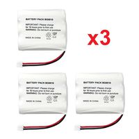 3 Fenzer Rechargeable Cordless Phone Batteries for Sanik 3SN-AA60-S-J1 3SNAA60SJ1 Cordless Telephone Battery Replacement Packs