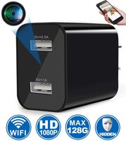 Spy Camera Wireless Hidden WiFi Camera with Remote Viewing, 2019 Newest Version 1080P HD Nanny Cam/Security Camera Indoor Video Recorder Motion Activated, Support iOS/Android, No Audio