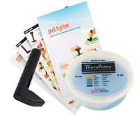 TheraPutty Standard Exercise Putty Blue - Firm 6 OZ + Puttycise L-Bar TheraPutty Exercise Tool + Manual Bundle