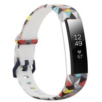 honecumi Floral Replacement Wrist Strap Compatible with Fitbit Alta/Alta HR Pattern Watch Bands Exchange Accessory for Men Women Adjustable Fitbit Alta HR Band with Metal Clasp-One Size