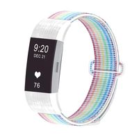 JUN1 Compatible with Fitbit Charge 2 Bands Soft Nylon Sport Wristbands for Men Women Lightweight Replacement Straps Accessories for Fibit Charge 2