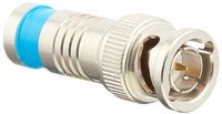 Platinum Tools 18035    BNC RG6Q Compression, Nickel Plated, 25-Pack