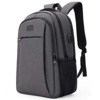 FLEXIPAGE Travel Laptop Backpack Anti Theft USB Charging Port Business Basketball College School Computer Bag for Women Men Fits 15.6 In Notebook (Black)