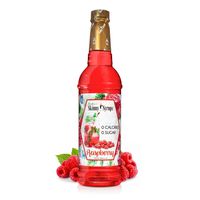 Jordan's Skinny Syrups | Sugar Free Raspberry Syrup | Healthy Flavors with 0 Calories, 0 Sugar, 0 Carbs | 750ml/25.4oz Bottle