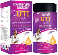 Nurse Hatty® UTI Test Strips 50ct. (2 Sealed Packs of 25ct. per Barrel) Professional Grade Urinary Tract Infection Test Strips - FDA Certified - Urinalysis Test to Analyze Leukocytes, Nitrite & pH