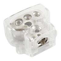 WarmCare 3 Way Car Audio Power Distribution Block 1/0 or 4-Gauge
