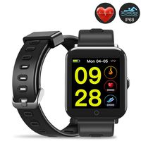 Evershop Fitness Tracker with HD Color Screen, IP68 Waterproof Smart Watch, Activity Tracker with Heart Rate Monitor,Calorie Counter Sleep Monitor for Women Men Kids(DM06-black)