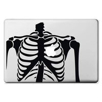 Human Skeleton Decal Sticker(Removable Vinyl) Skin for Apple MacBook Pro Mac 13" inch Laptop