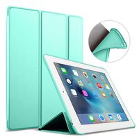 Cover for iPad 10.2 2019 Case, Protective Cover in Leather Luxury Slim Smart Anti Drop Shockproof Trifold Stand Flip Auto Sleep/Wake Case for iPad 7th Gen (Mint Green)