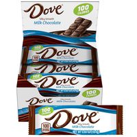 Dove 100 Calories Milk Chocolate Candy Bar 0.65-Ounce Bar 18-Count Box