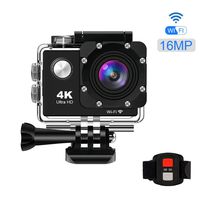 KppeX 4K WiFi Vlog Sports Action Camera Ultra HD DV Camcorder Underwater Waterproof Camera for VLOG 16MP 170 Degree Ultra Wide Angle Lens with Remote Control.