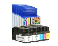 Cool Toner Compatible Ink Cartridge Replacement for Lexmark 200XL (2 Black, 1 Cyan, 1 Magenta, 1 Yellow, 5-Pack)