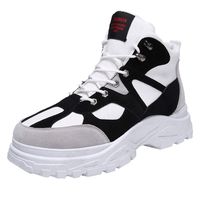 Men's Fashion Shoes,Winter Men Retro Keep Warm Tooling Shoe Wear Resistant Thick Bottom Desert Boots,Sneaker for Men(7,White)