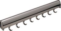 Hafele Belt Rack, Synergy Collection (Polished Chrome, 8 Hook, 17 15/16")