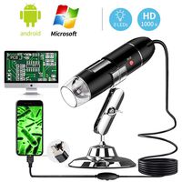 Ksera USB Digital Microscope, USB 2.0 Mini Microscope Camera 40 to 1000x Magnification Endoscope for Kids, Compatible with Mac Window 7 8 10 and OTG Supported Android Phones(Not for iPhone)