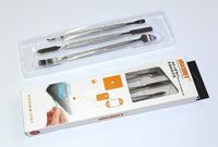 JAKEMY Toolkit 3-in-1 Metal Spudger for Mobile Electronics Tablets Cellphone Like iPhone iPod iPad Samsung Laptop and Other Devices JM-OP07