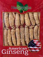 Hand-Selected A Grade American Ginseng Small Thin-Short Size (4 Oz. Box)
