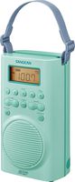 Sangean H205TQ AM/FM Weather Alert Waterproof Shower Radio Turquoise (Renewed)