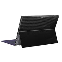 MasiBloom Protective Decal Sticker Premium 3M Glue Laptop Cover Skin for 12" 12.3 inch Microsoft Surface Pro 3 (for Surface Pro 3, A- Carbonfibre Black)