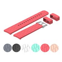 RuenTech Compatible with Garmin Vivoactive 3 Music Band Replacement Soft Silicone Strap Sport Band (20mm Width) for Vivoactive 3 Smartwatch (Red)