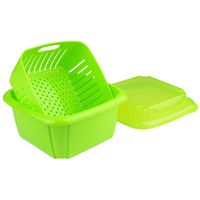 Hutzler 374GN Box berry keeper, 2 pints, Green