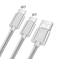 Charger Charging Cord Cable for Lg V30 Plus/V30S/V20/V40/V50/Stylo 4/V35 G8 Thinq,Oneplus 6T/5/5t/3t/7/6,BlackBerry Keyone/Motion/Dtek60,Asus ZenPad 3 8.0/3S/S/Z10/Z8s,USB Type C Fast Charge 3FT 6FT 