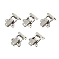 FarBoat Hardware 5Pcs 40×50mm/1.6inch×2inch Stainless Steel Hasp Toggle Clamp Latch Buckle with Screws