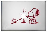 Snoopy Decal MacBook Pro Decal is a Snoopy Sticker. Available in 11, 12, 13 and 15 inch Laptop Sizes. Looks Great with Your Snoopy Wall Decals Theme Burgundy
