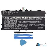 MPF Products 8220mAh T8220E, T8220K Battery Replacement Compatible with Samsung Galaxy Note 10.1 2014 SM-P600, SM-P601, SM-P605, SM-P605V Tablets with Installation Tools