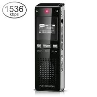 AGPTEK Voice Recorder 8GB Digital Voice Activated Recorder Dictaphone, Double Microphone HD Recording for Lectures Meetings Interviews, RP11