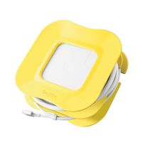 Yellow Cable Organizer Tidy Cord Wrap for 15" MacBook Pro 85W Power Adapter